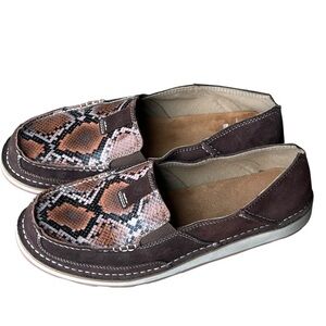 Ariat Womens Cruisers Slip On Snake Print Size 11